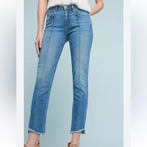 FRED by FRED SEGAL Valetta Mid-Rise ankle cropped Straight Jeans women size 25